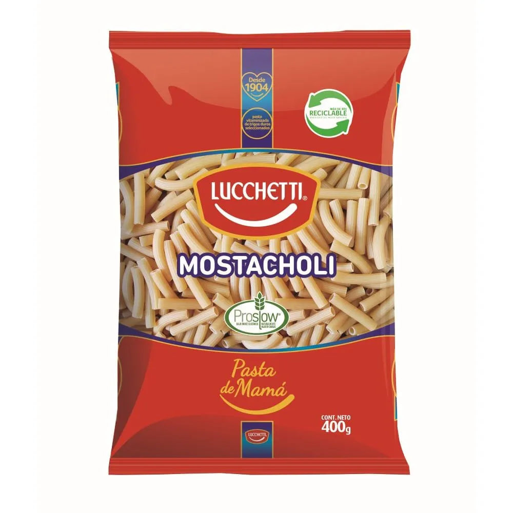 Pasta Lucchetti Mostacholi 400 GR