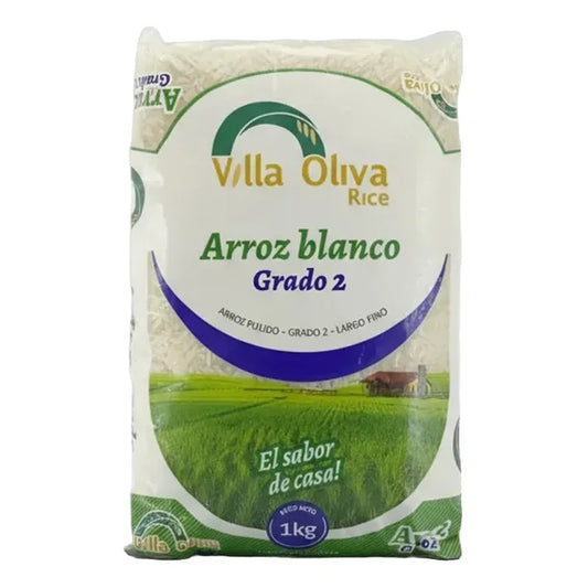 Arroz Villa Oliva 1 KG - Manga 10 Unidades