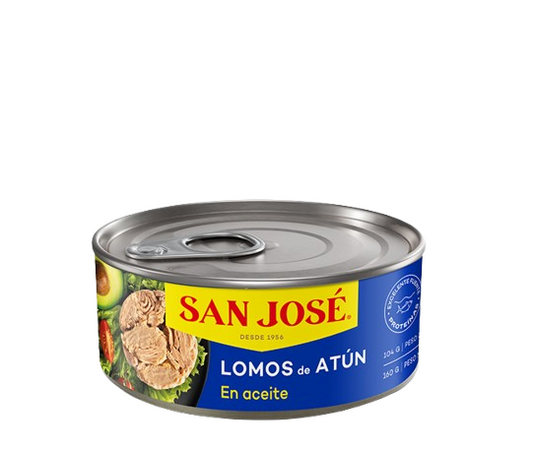 Atún San Jose Lomos en Aceite - Caja 48 Unidades